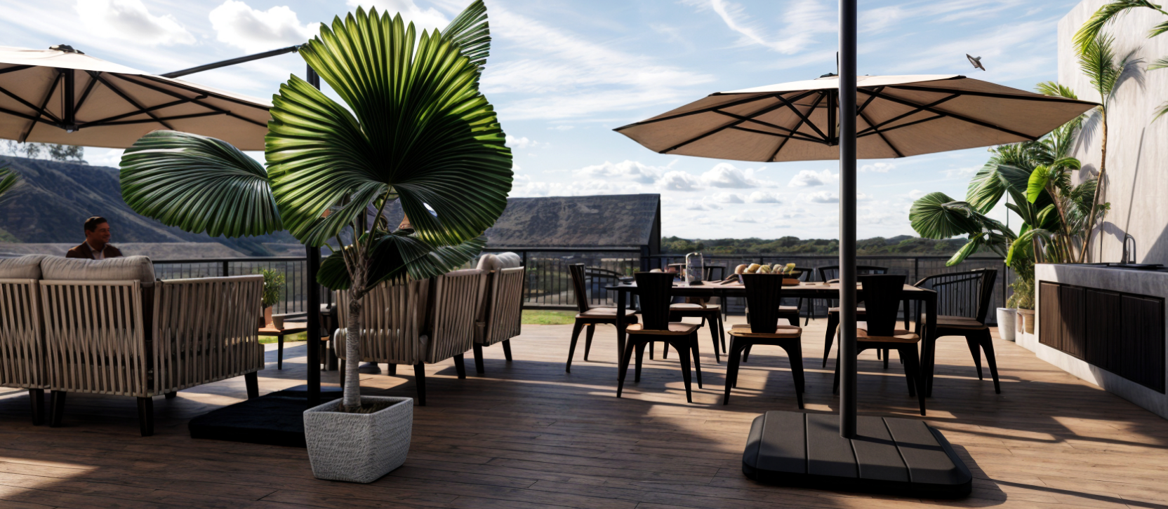 Exteriores del desarrollo en Av. Revolución 1378