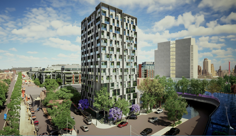 Exteriores del desarrollo en Av. Revolución 1378