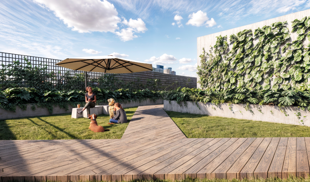 Exteriores del desarrollo en Av. Revolución 1378